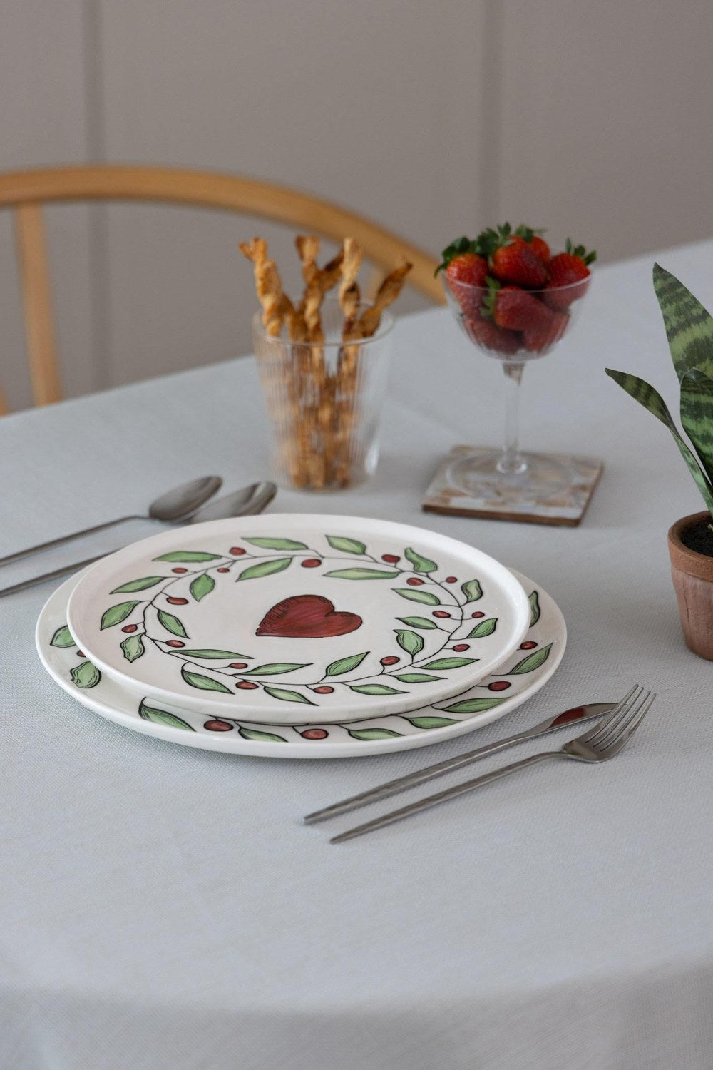 Luv Servis Tabağı 6'lı Set, 26 Cm - 2