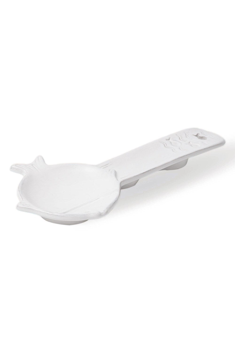 Artigiano Fish Tezgah Üstü Kaşıklık, Beyaz, 28 Cm - 2