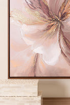 Neutral Floral Kanvas Tablo, 70 × 100 Cm - 1