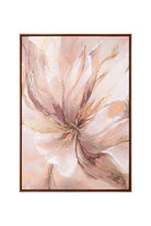 Neutral Floral Kanvas Tablo, 70 × 100 Cm - 3
