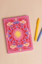 Pembe Bahar Desenli Defter, 16 × 21 Cm - 0