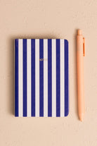 Lacivert Çizgili Defter, 7 × 10 Cm (A7) - 0