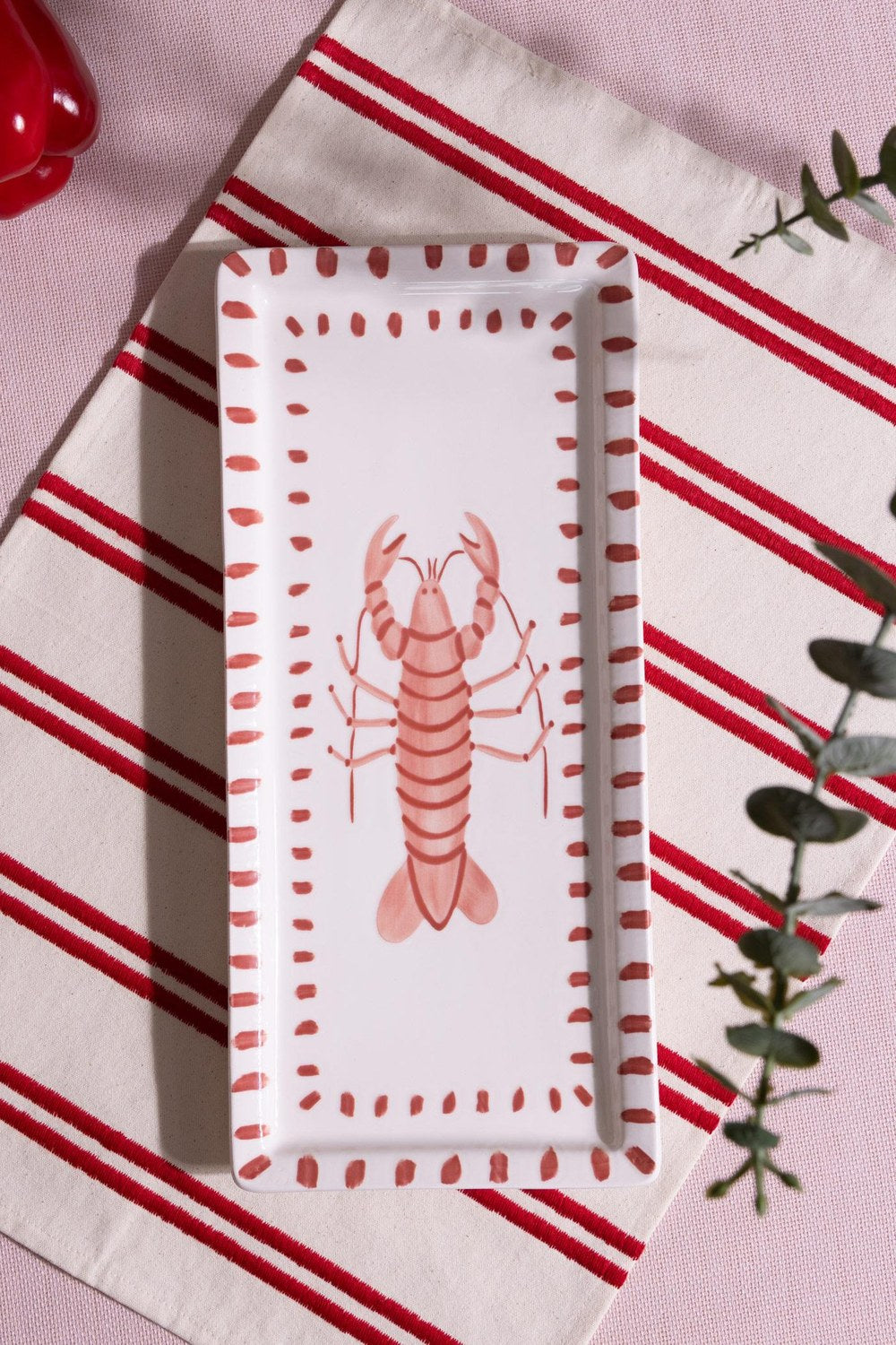 Italian Summer Dikdörtgen Servis Tabağı 35x16 Cm - 1