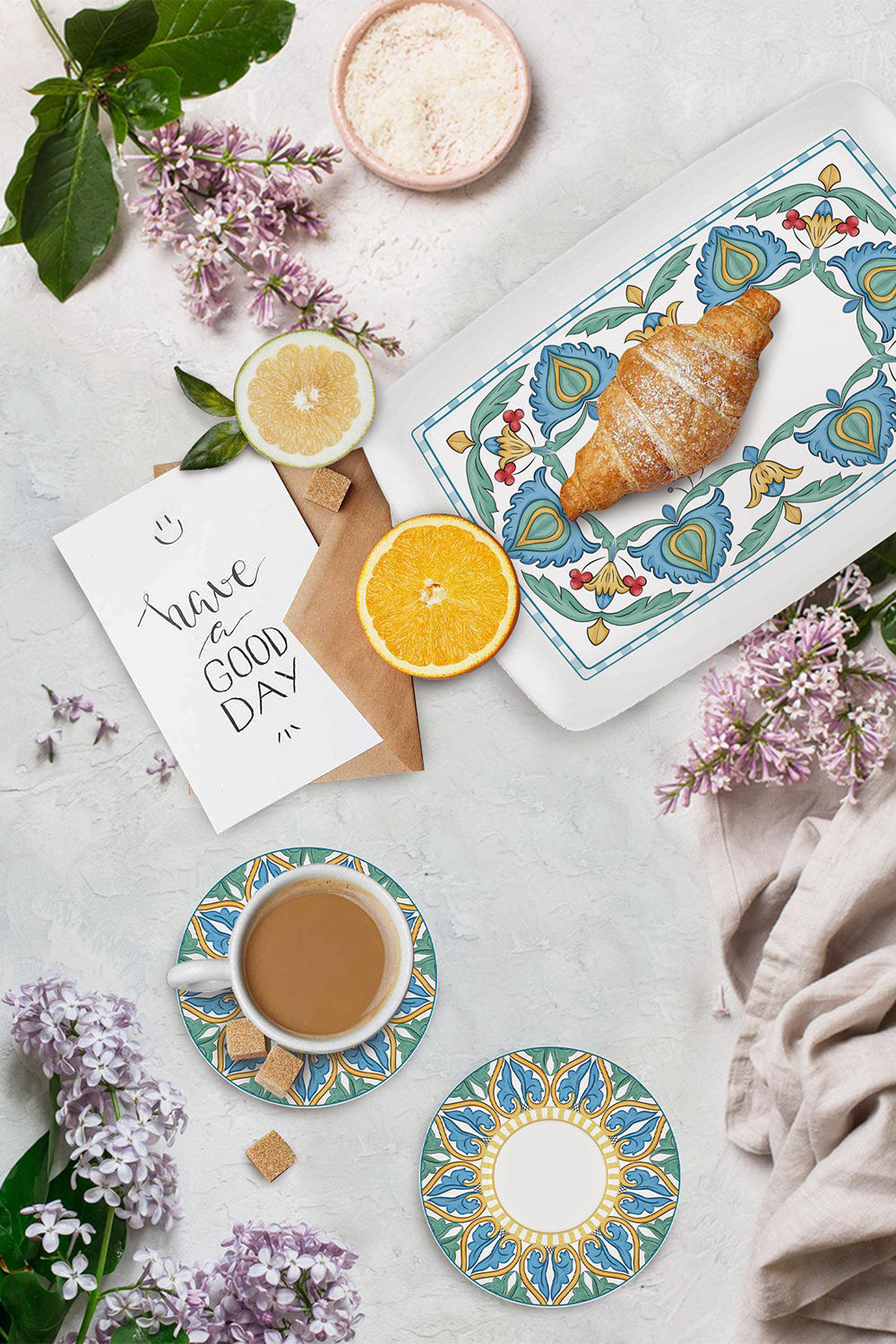Limoncello Çay Tabağı, 6'lı Set, 13 Cm - 3