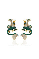 Secret Of Stamboul Forest Yeşil Efsanevi Dragon Küpe - 0