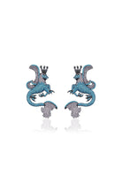 Secret Of Stamboul Aqua & Pembe Efsanevi Dragon Küpe - 0