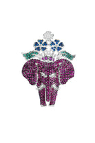 Star Of The Depth Ruby Crystal Mistik Broş - 0