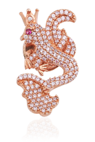 Secret Of Stamboul Rose Beyaz Kristal Mitolojik Rozet - 0