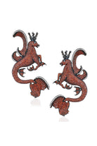 Secret Of The Universe Garnet Mitolojik Dragon Küpe - 0