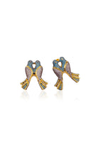 Bird Of Love Pembe & Aqua Küpe - 0