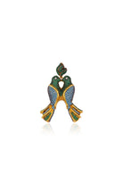 Bird Of Love Yeşil & Aqua Kolye - 0
