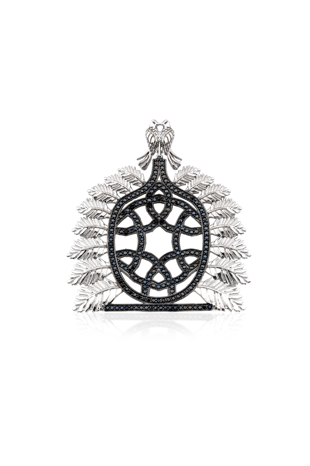 Sun Of The Ottoman Empire Siyah & Beyaz Kolye - 0