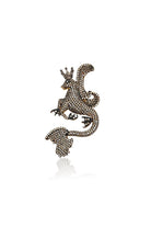 Secret Of Stamboul Şampanya Kristal Mitolojik Dragon Kolye / Broş - 0