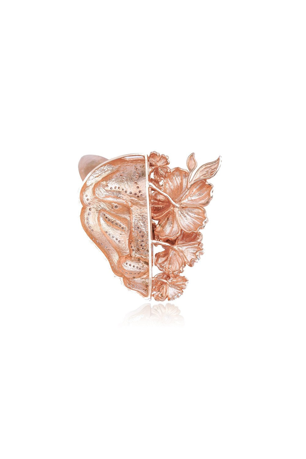 Harmony Of Contrast Rose Beyaz Kristal Kolye/Pandantif - 1