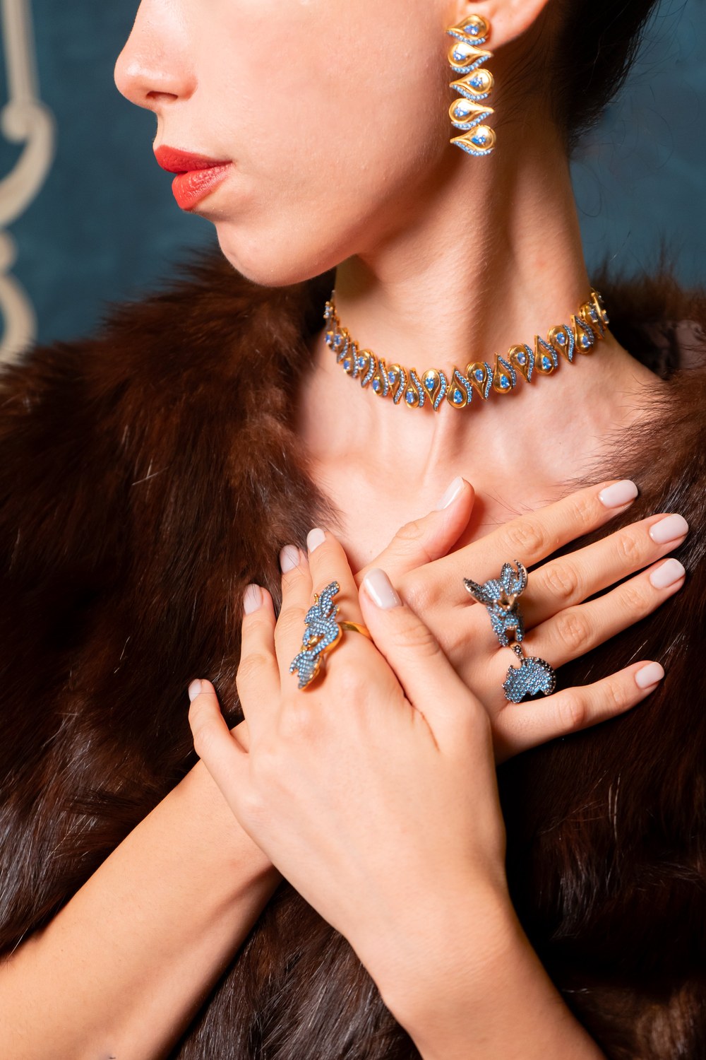Cosmic Eye Aqua Choker/Kolye - 2