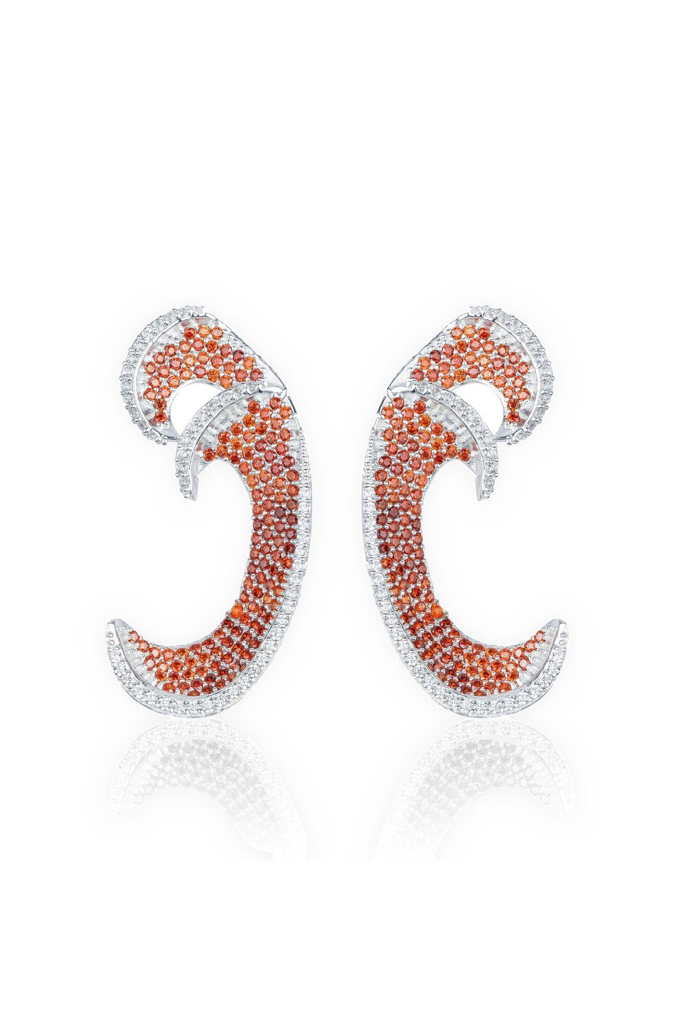Secret Of The Universe Garnet Kristal Mitolojik Dragon Kanadı Küpe - 0