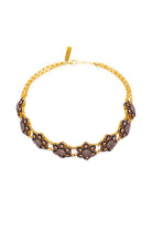 Red Carpet Cannes Şampanya Choker Kolye - 0