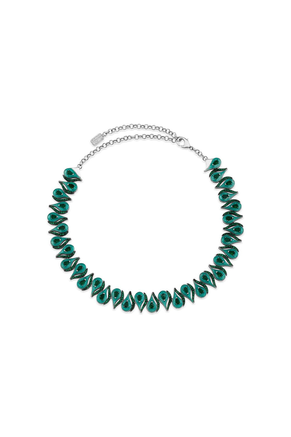 Cosmic Eye Yeşil Mineli Choker/Kolye - 0