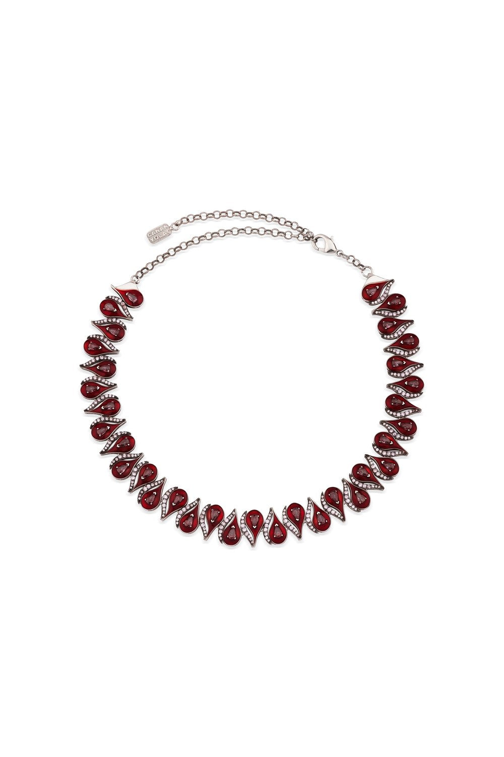 Cosmic Eye Kırmızı Mineli Choker/Kolye - 0