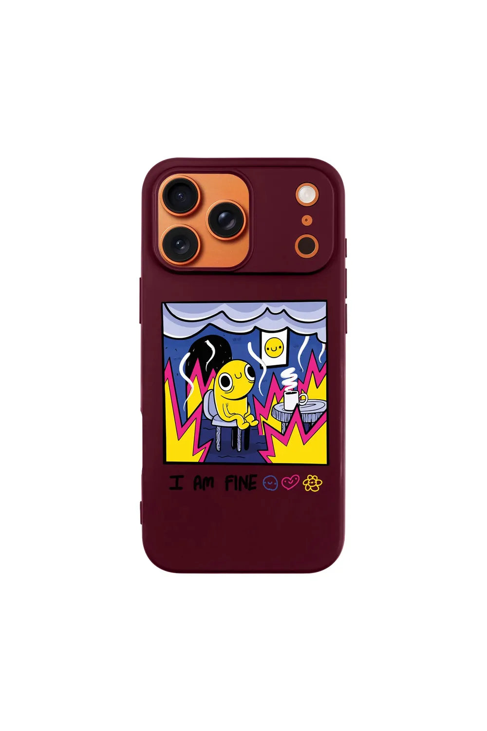 I Am Fine-Ultra Silikon Kılıf-Iphone 15 Pro - 0