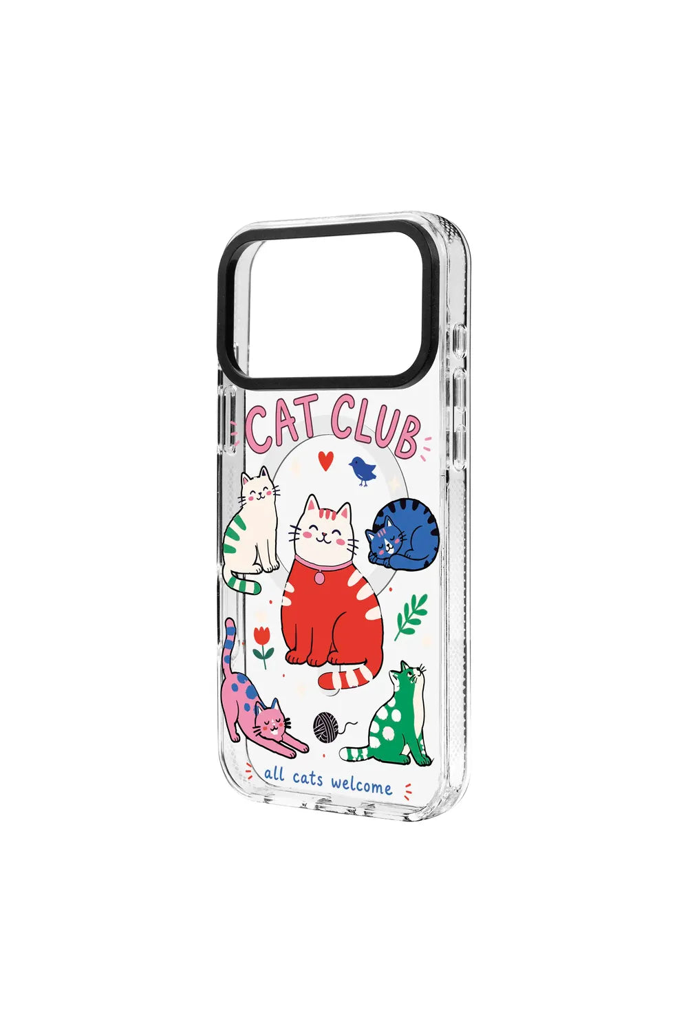 Cat Club Clear Kılıf Magsafe Özellikli - Iphone 17 Pro - 1