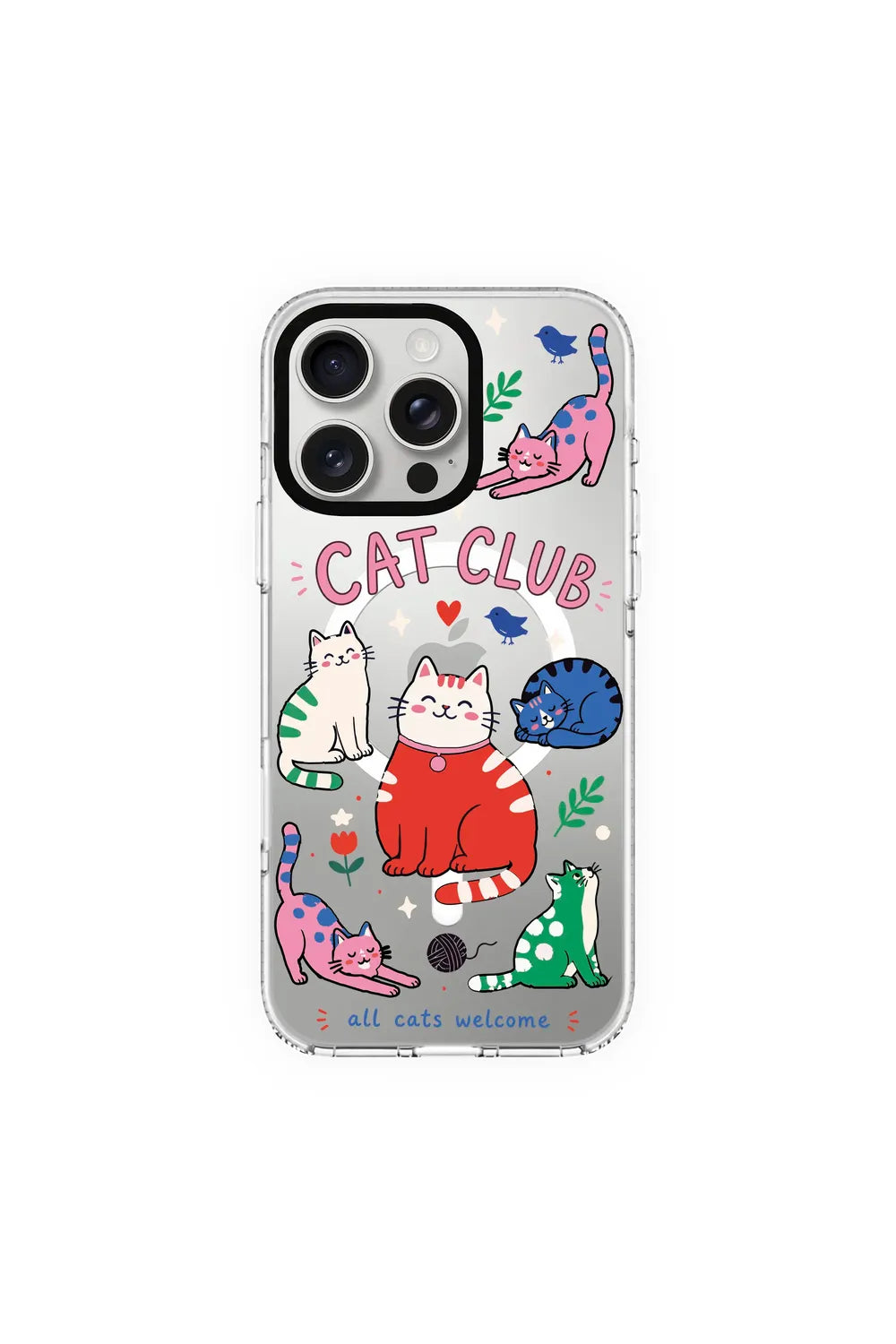 Cat Club Clear Kılıf Magsafe Özellikli - Iphone 16 Pro Max - 0