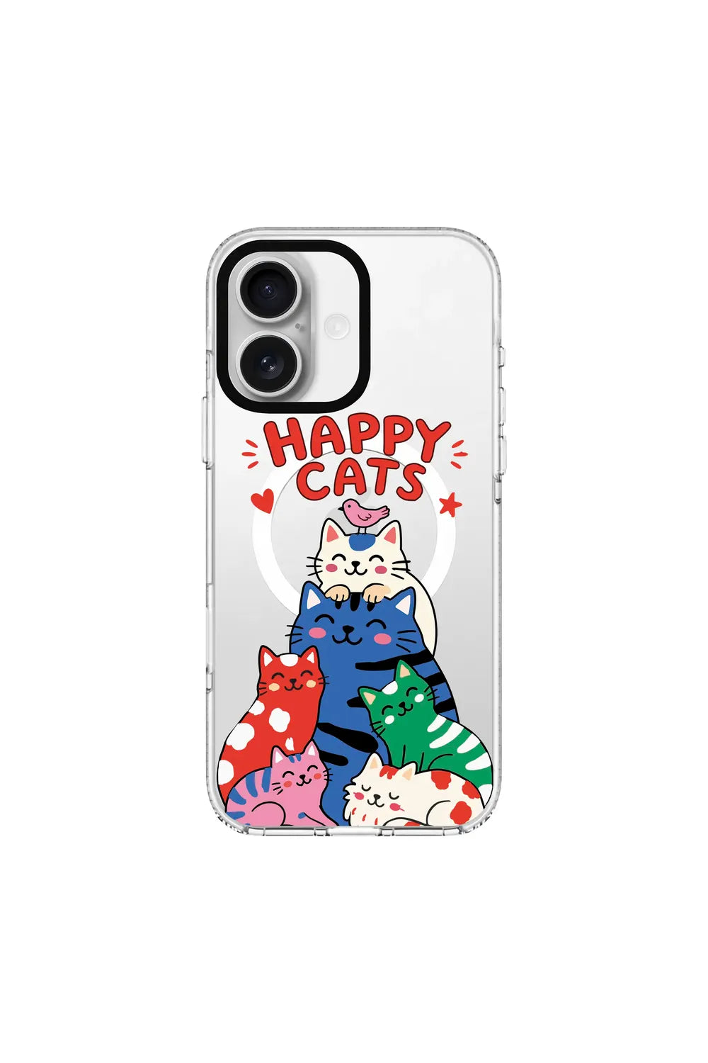 Happy Cats Clear Magsafe Kılıf - Iphone 17 - 0