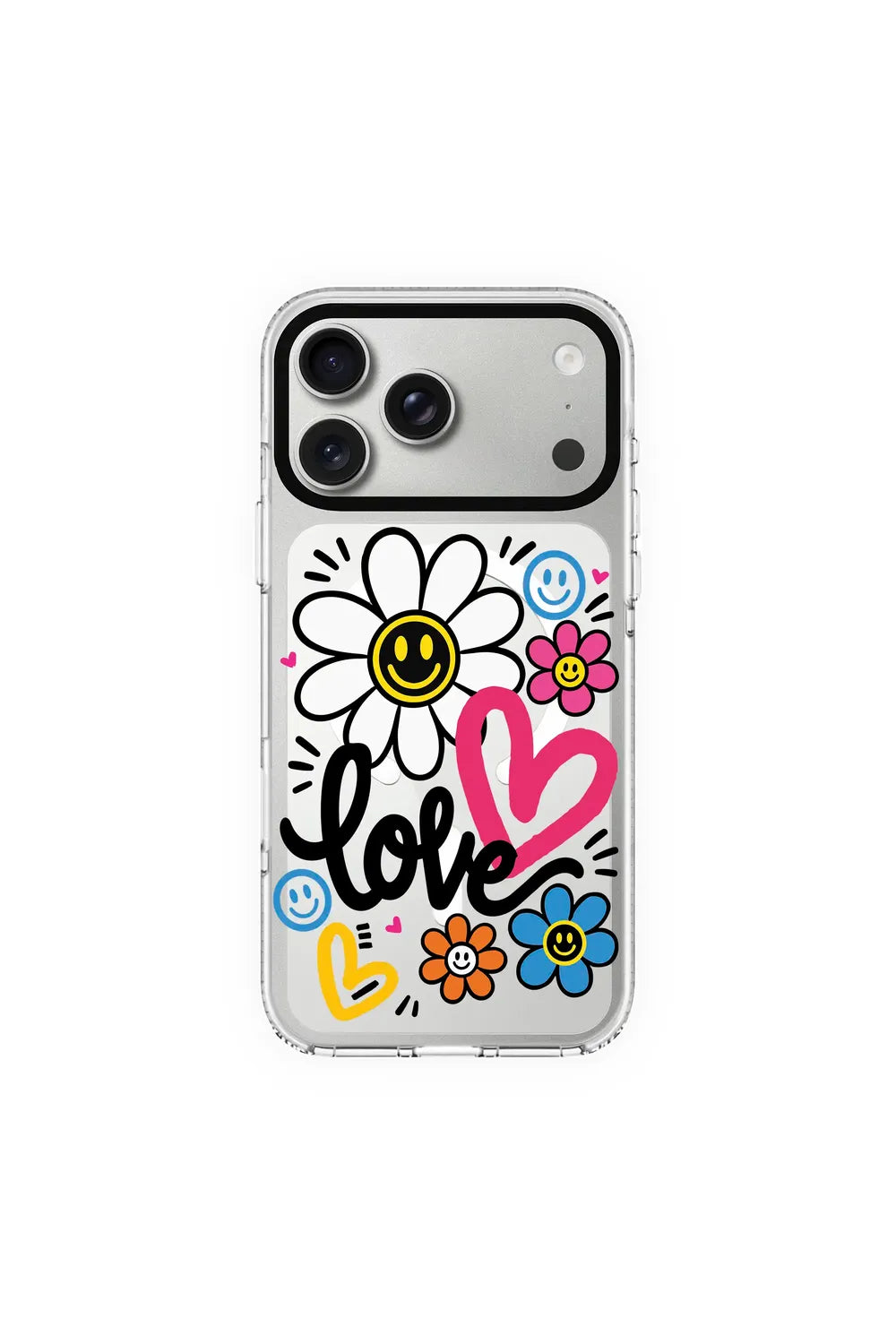 Love Bloom Clear Magsafe Kılıf, Iphone 17 Pro Max - 0