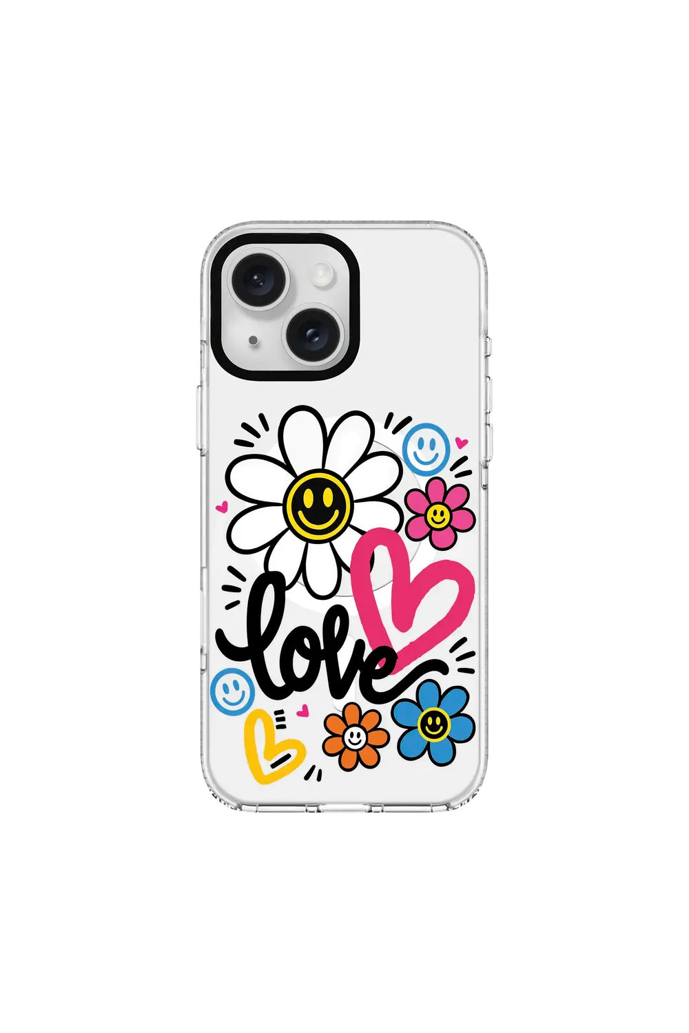 Love Bloom Clear Magsafe Kılıf, Iphone 16e - 0