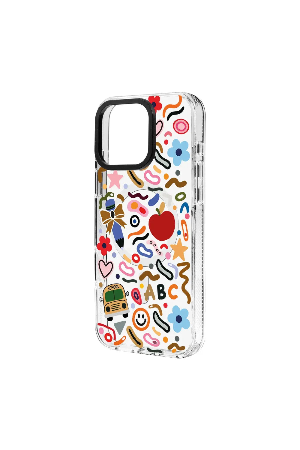 Happy School Clear Magsafe Kılıf, Iphone 16 Pro Max - 1