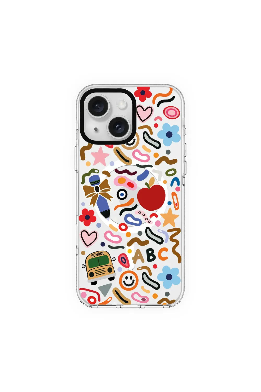 Happy School Clear Magsafe Kılıf, Iphone 16e - 0