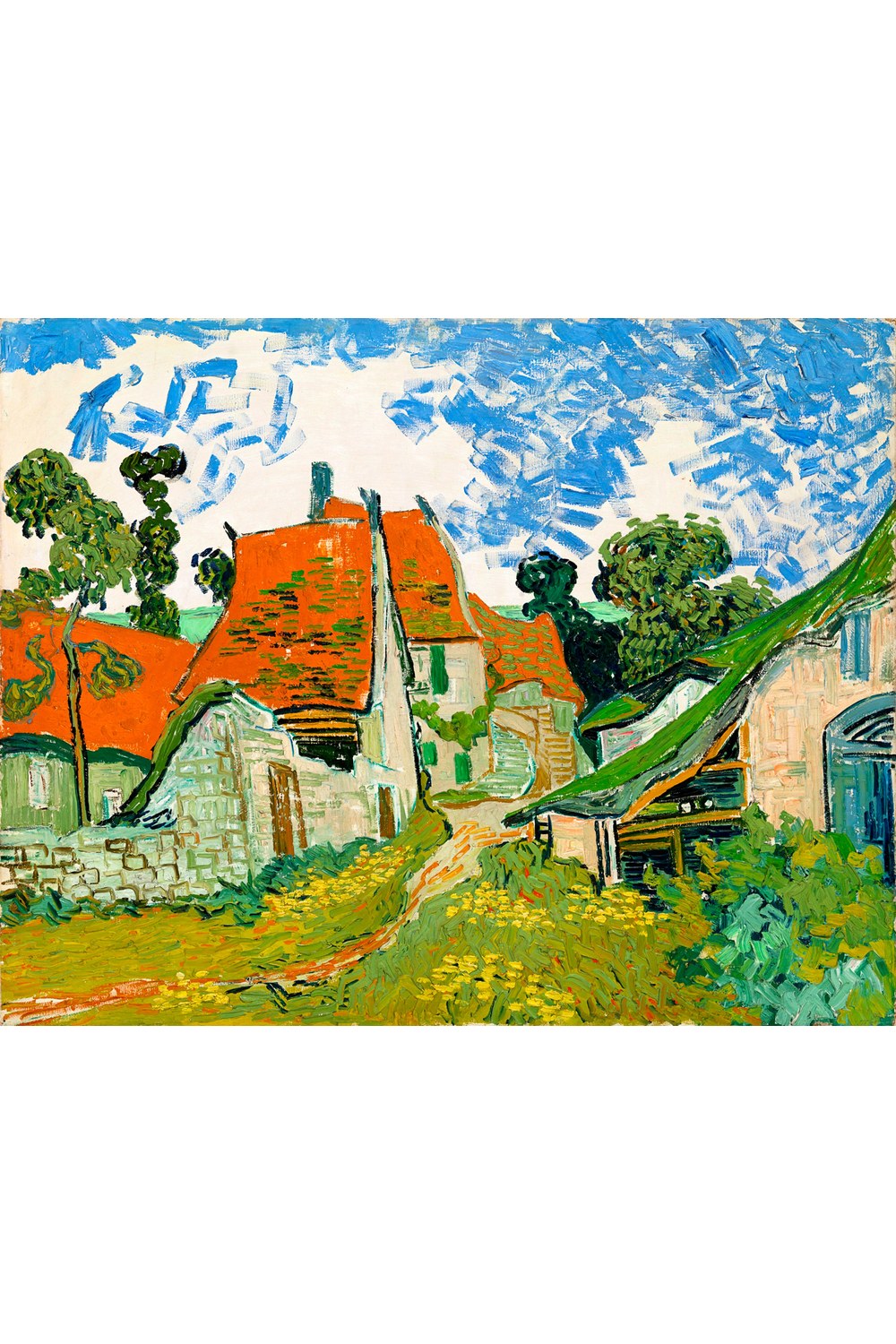 Vincent Van Gogh - Auvers-Sur-Oise'da Bir Sokak - 1