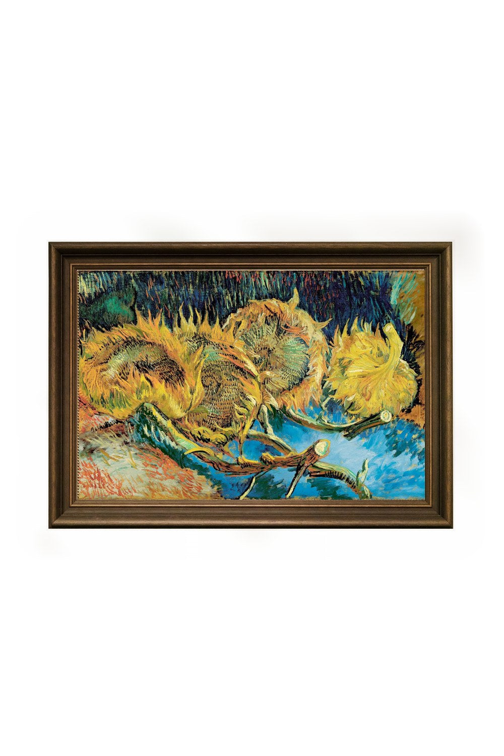 Vincent Van Gogh - Tohuma Dönmüş Dört Ayçiçeği - 0