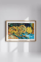 Vincent Van Gogh - Tohuma Dönmüş Dört Ayçiçeği - 4