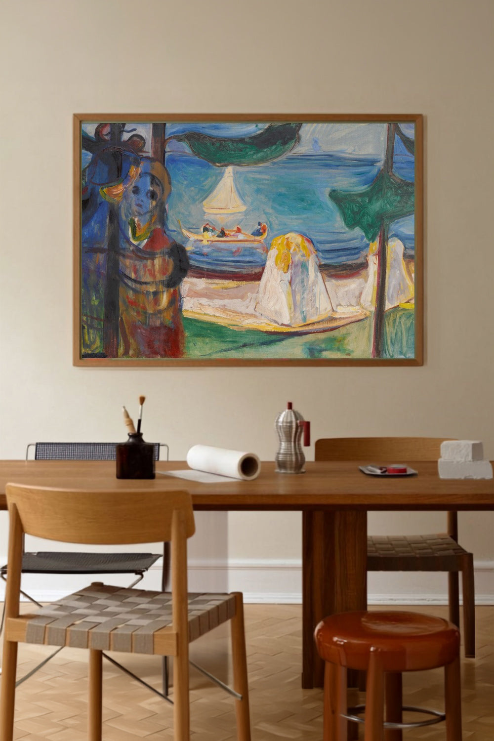 Edvard Munch - Yaz Günü Ya Da Sahilde Kucaklaşma - 2