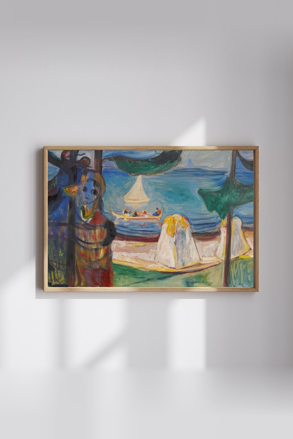 Edvard Munch - Yaz Günü Ya Da Sahilde Kucaklaşma - 3