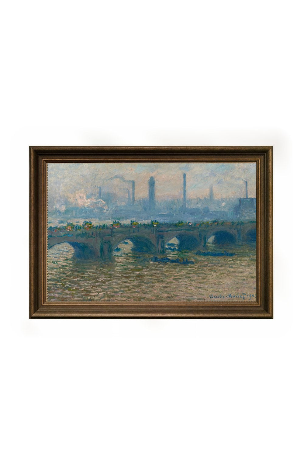 Claude Monet - Waterloo Bridge - Overcast - 0