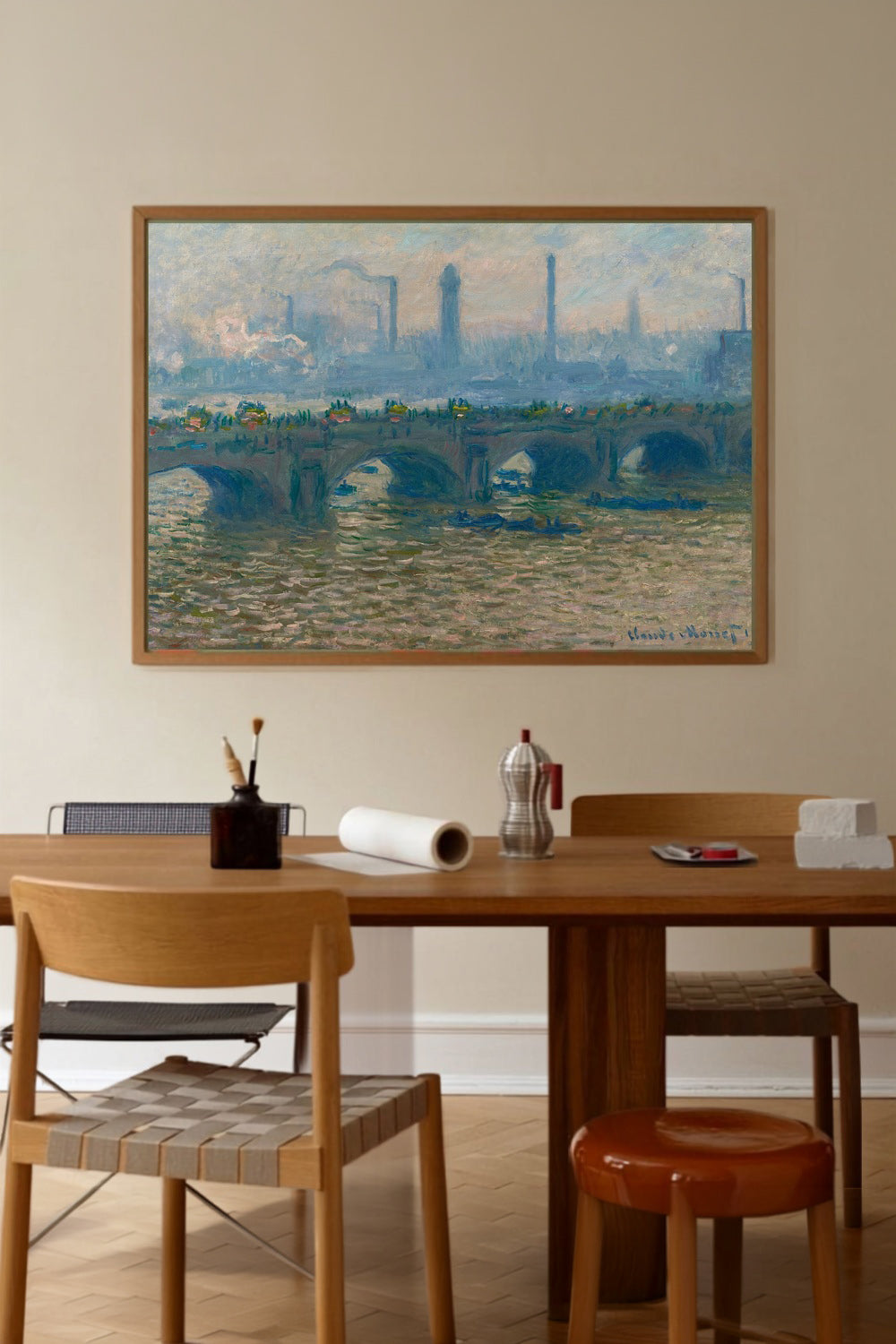 Claude Monet - Waterloo Bridge - Overcast - 2