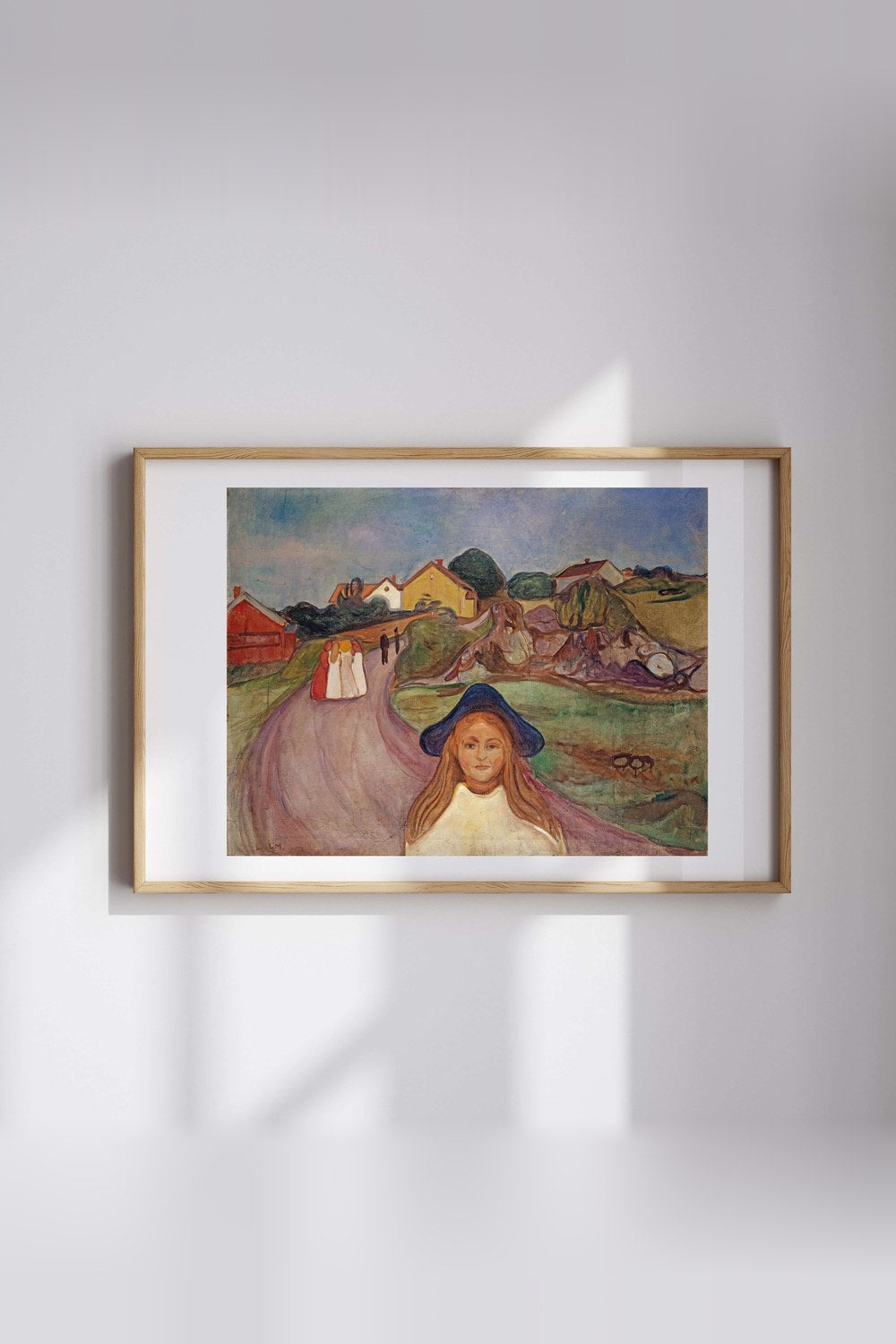 Edvard Munch - Åsgårdstrand'da Sokak - 4