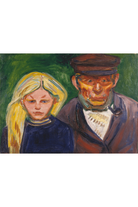 Edvard Munch - Yaşlı Balıkçı Ve Kızı - 1