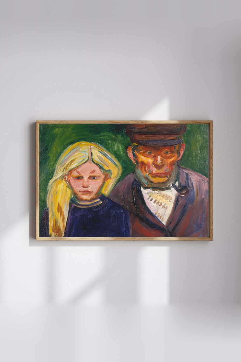 Edvard Munch - Yaşlı Balıkçı Ve Kızı - 3