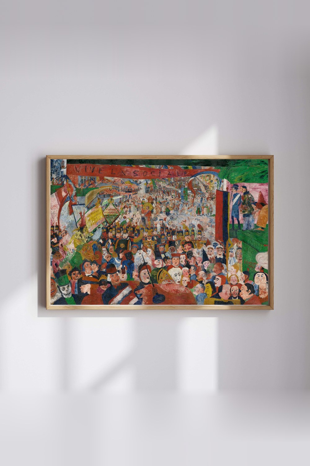 James Ensor - İsa'nın 1889'da Brüksel'e Girişi - 3