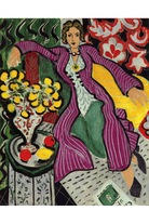 Henri Matisse - Mor Paltolu Kadın - 1