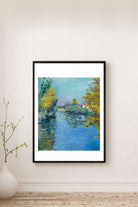 Gustave Caillebotte - Seine Nehri'nin Küçük Kolu Sonbahar Etkisi - 2