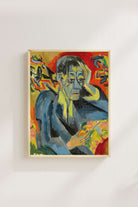 Ernst Ludwig Kirchner - Şair Frank'in Portresi - 4