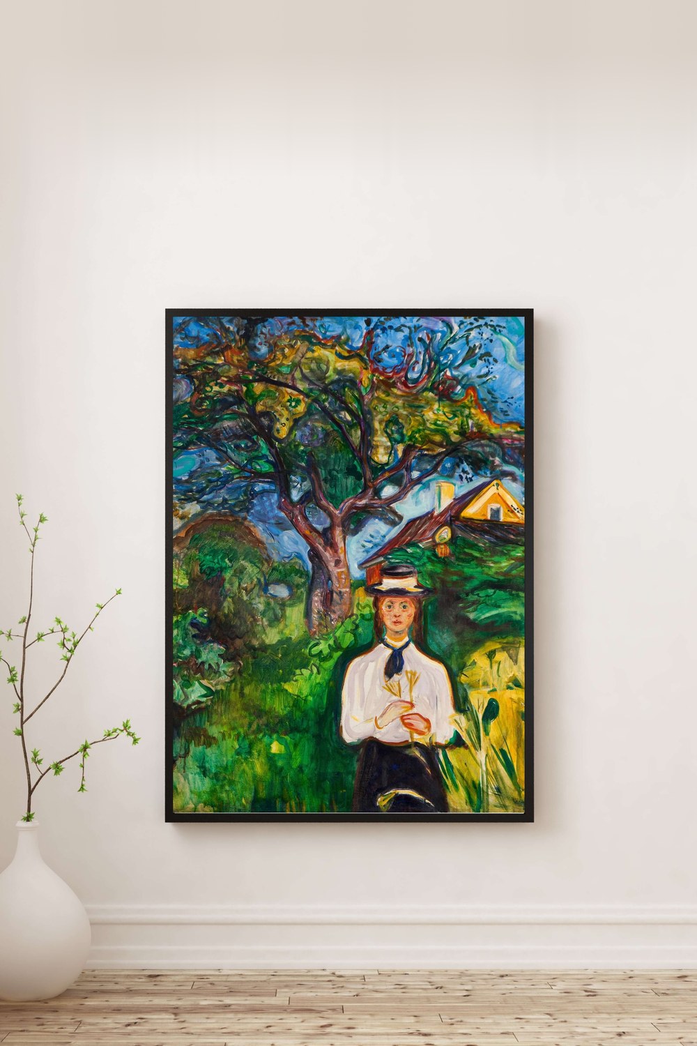 Edvard Munch - Elma Ağacının Altındaki Kız - 0