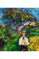 Edvard Munch - Elma Ağacının Altındaki Kız - 1