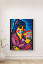 Alexej Von Jawlensky - Yelpazeli Kadın (Türkistanlı Kadın) - 0