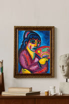 Alexej Von Jawlensky - Yelpazeli Kadın (Türkistanlı Kadın) - 3