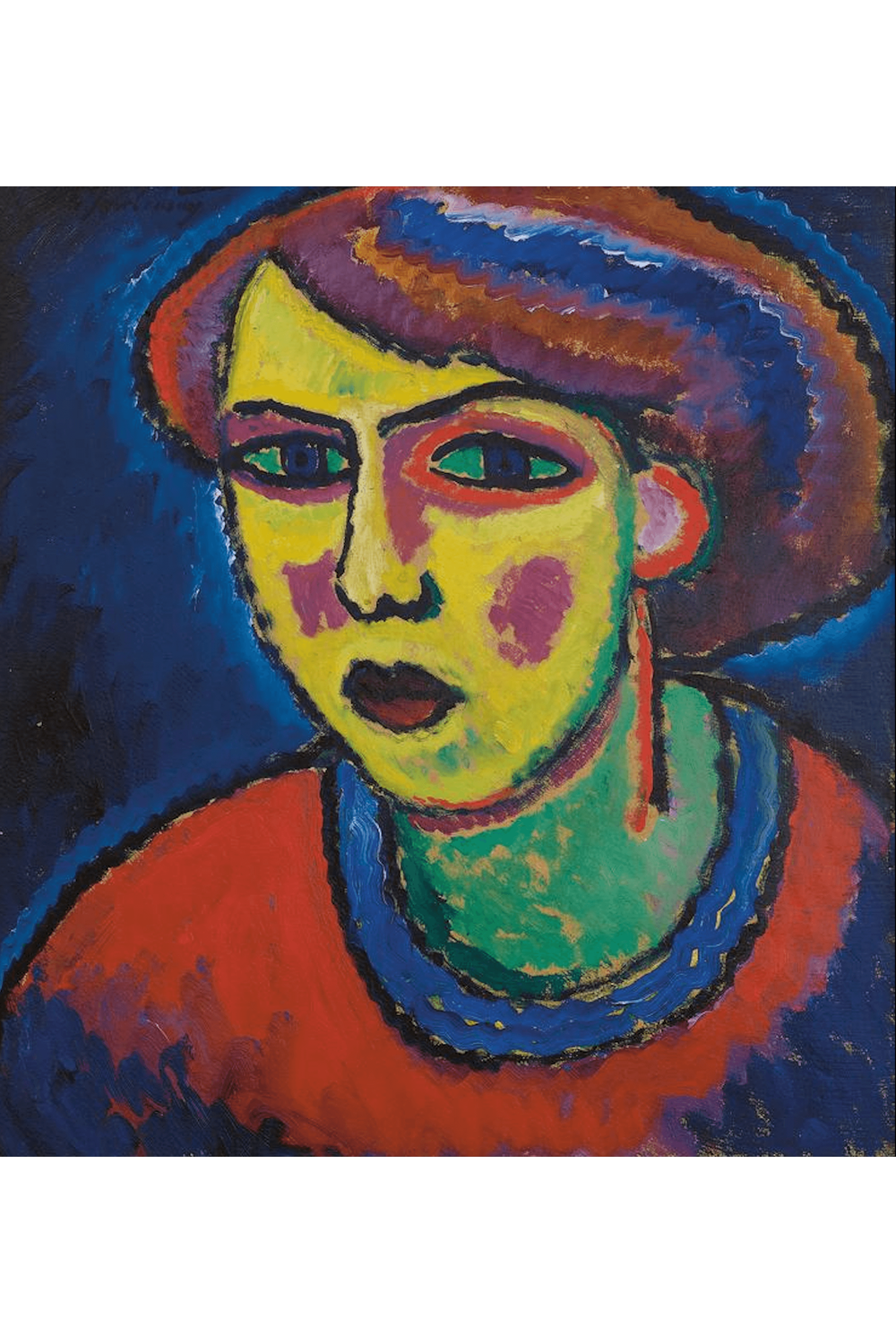 Alexej Von Jawlensky - Sarışın Kadın - 1